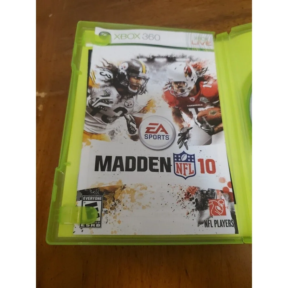 Madden NFL 10 (Microsoft Xbox 360, 2009) With Manual